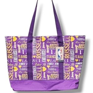 FOREVER COLLETABLES |  D'ANGELO RUSSELL L.A. LAKERS NBA LARGE TOTE B…   …